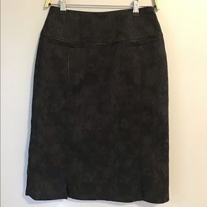 🌼 NWT Tulle Brand Jacquard Damask Skirt Bows Sz L